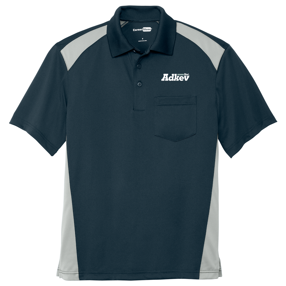 Adkev CS416 Two Way Colorblock Pocket Polo
