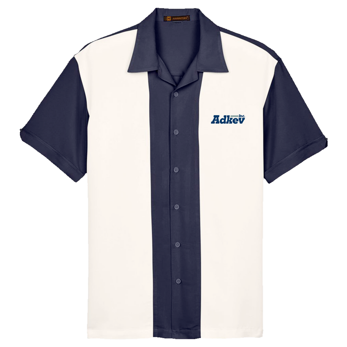 Adkev Employee M575 Men's Short Sleeve Two-Tone Camp Shirt