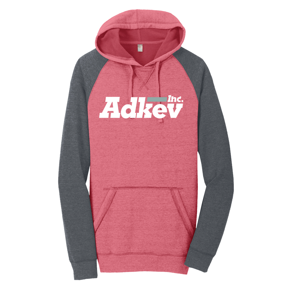 Adkev Employee DT196 District Lightweight Fleece Raglan Hoodie