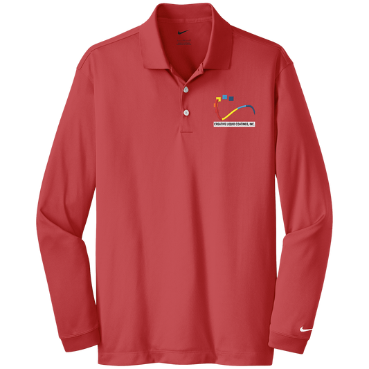CLC 466364 Nike long sleeve dry fit polo