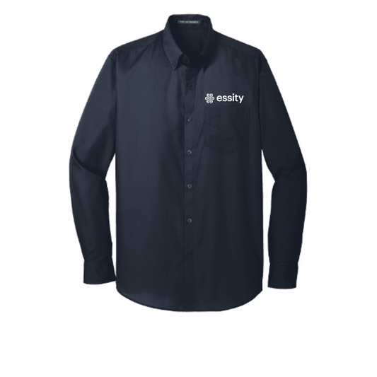 Essity W100 Port Authority Long Sleeve Poplin Oxford