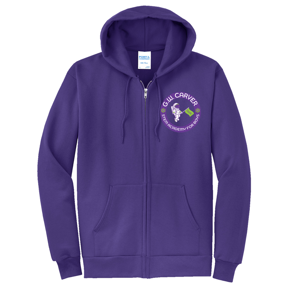 GWC STEM Academy Embroidered PC78ZH Adult Fleece Full Zip