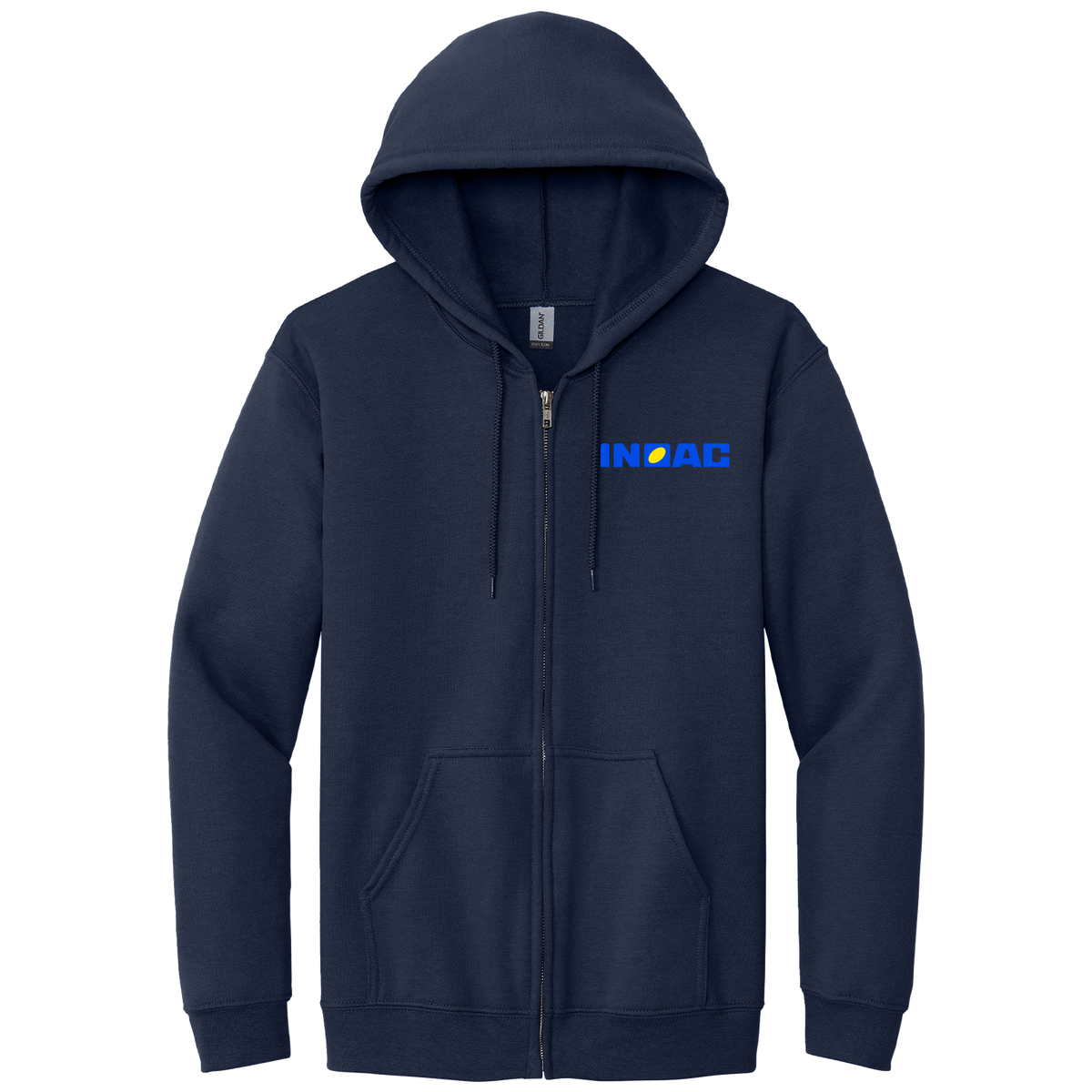 Inoac 18600 Gildan Full zip hooded sweatshirt