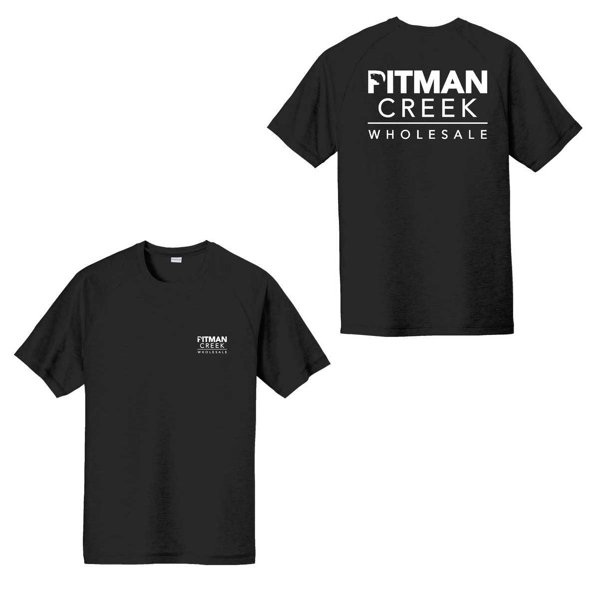Pitman Creek Tri-Blend Wicking Raglan Tee
