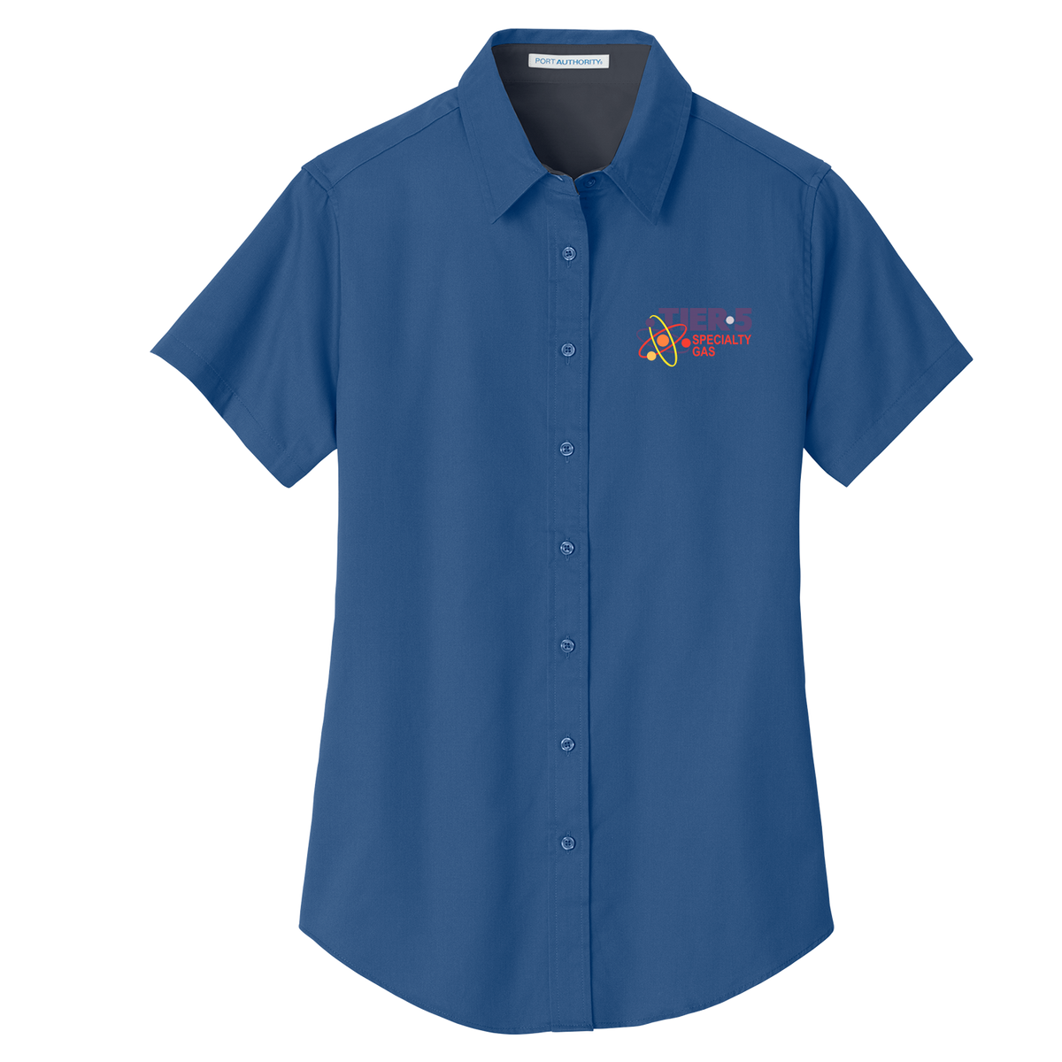 Tier 5 Specialty Gas L508 Port Authority Ladies short sleeve easy care shirt