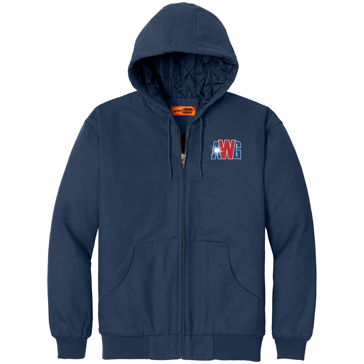 AWG TLJ763H Tall Hooded Work Jacket