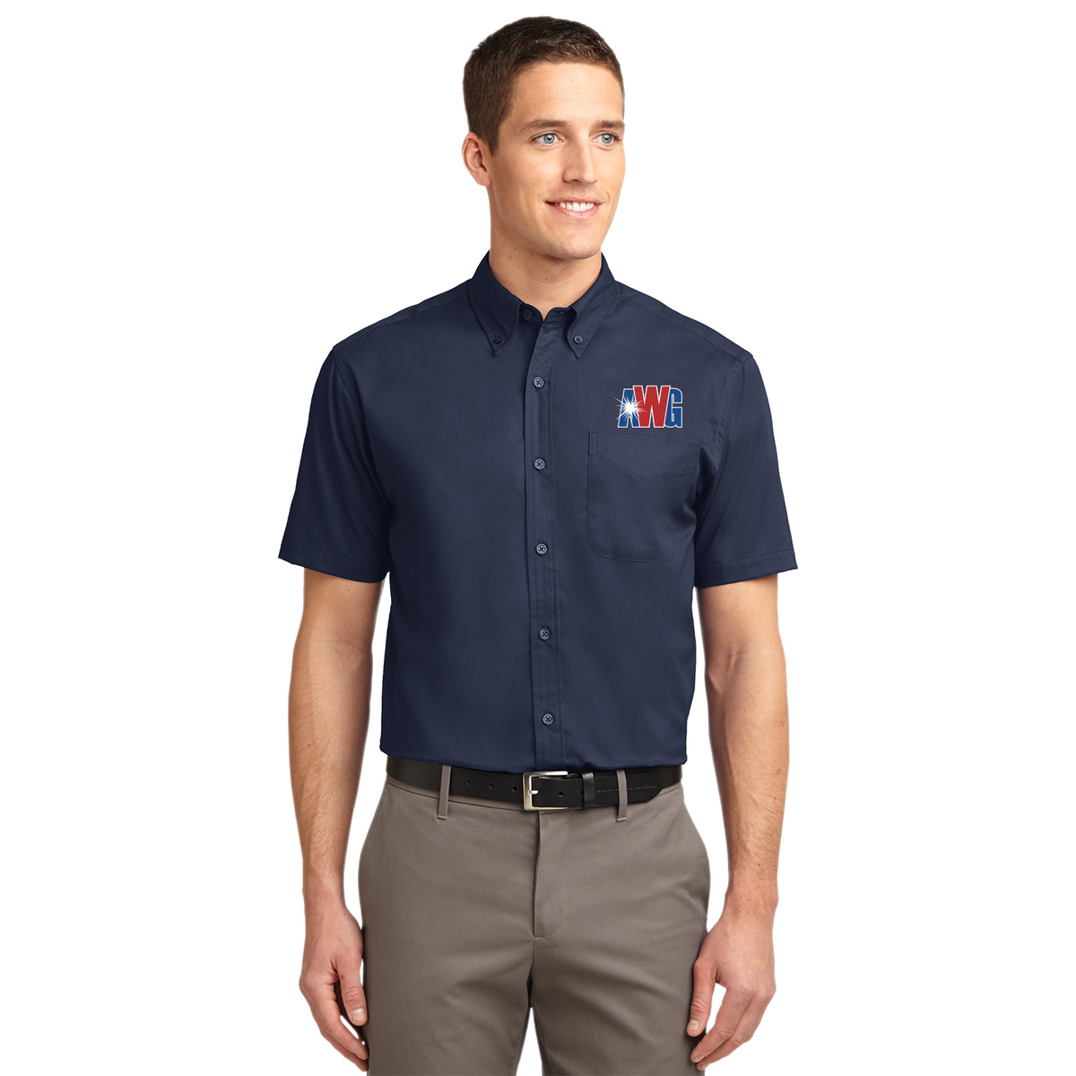 AWG TLS508 Port Authority Tall Short Sleeve Easy Care Shirt