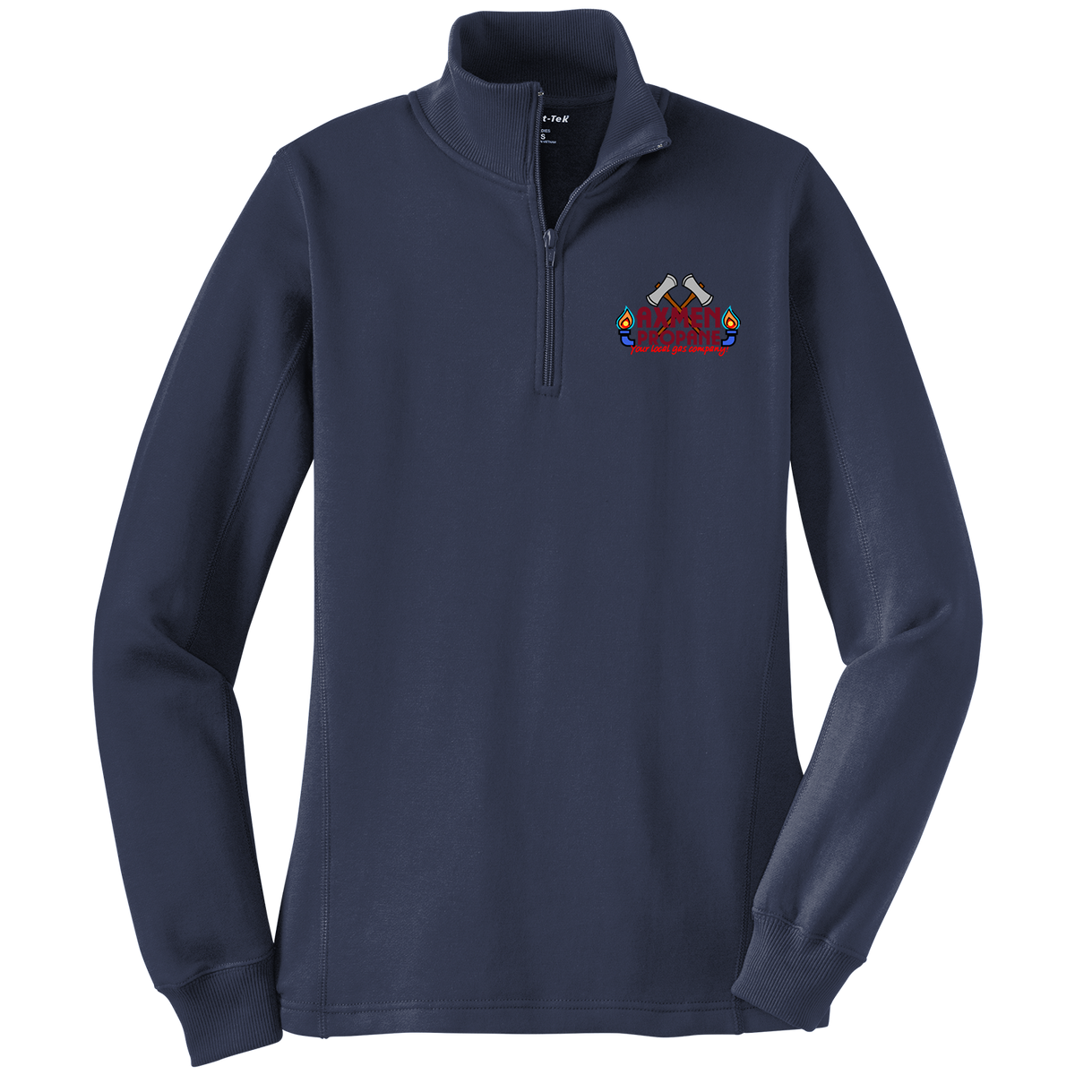 AxMen LST253 Sportek Ladies 1/4 Zip Sweatshirt