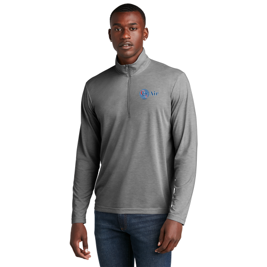 CO2 ST407 Sportek 1/4 zip Triblend pullover
