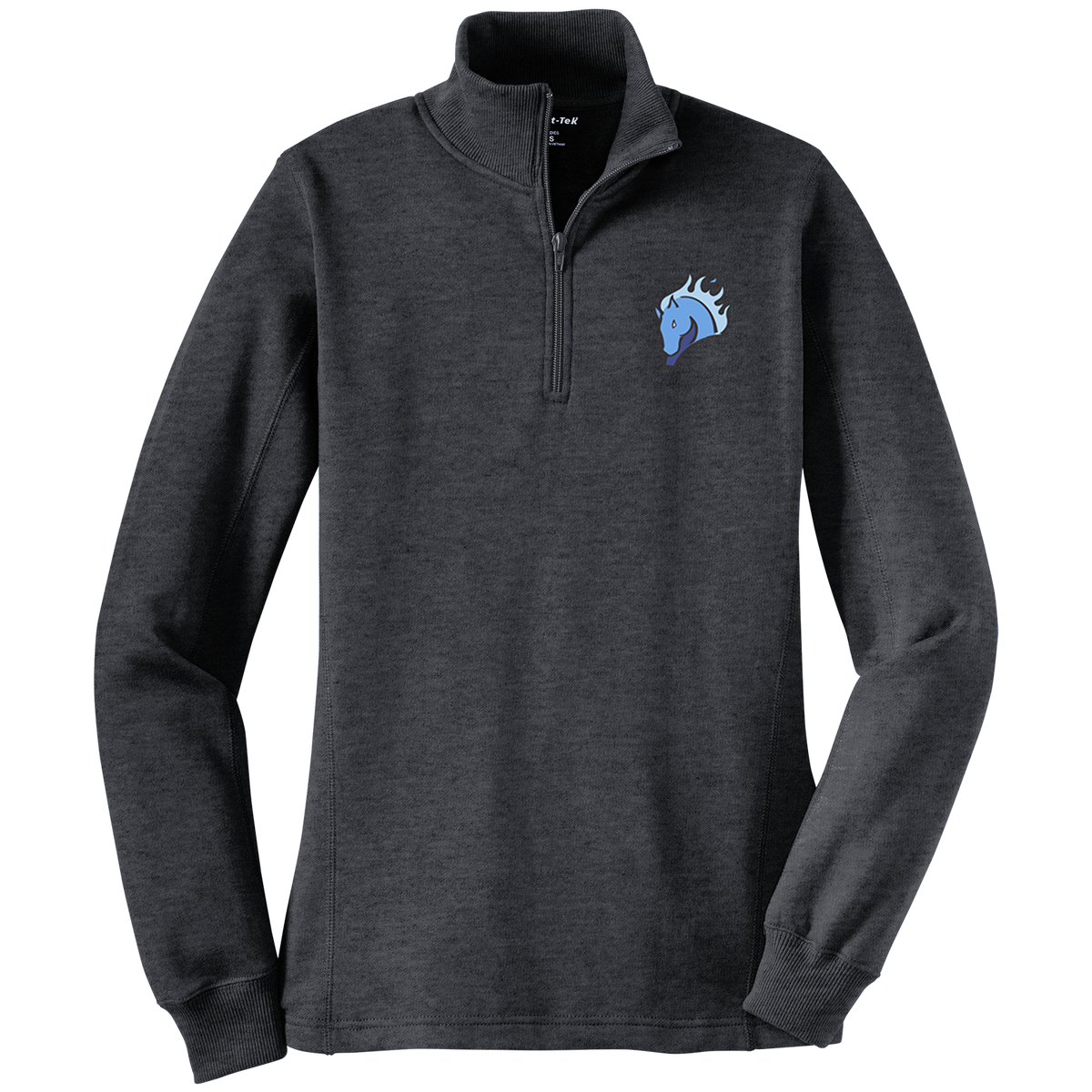 TICE LST253 Sportek Ladies 1/4 Zip Sweatshirt