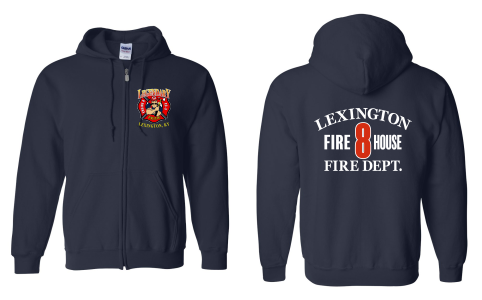 LFD8 18600 Gildan Full Zip Hoodie