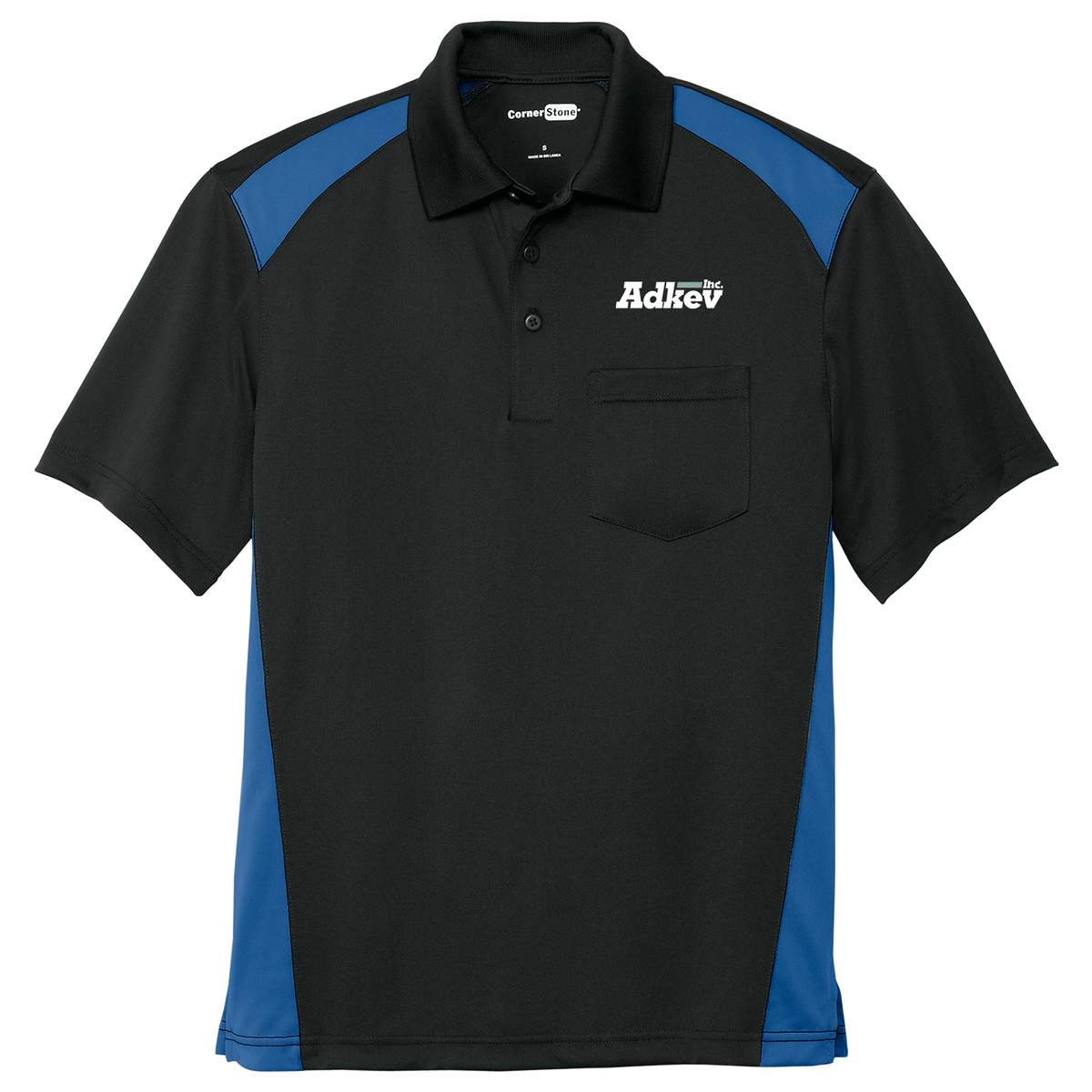 Adkev CS416 Two Way Colorblock Pocket Polo