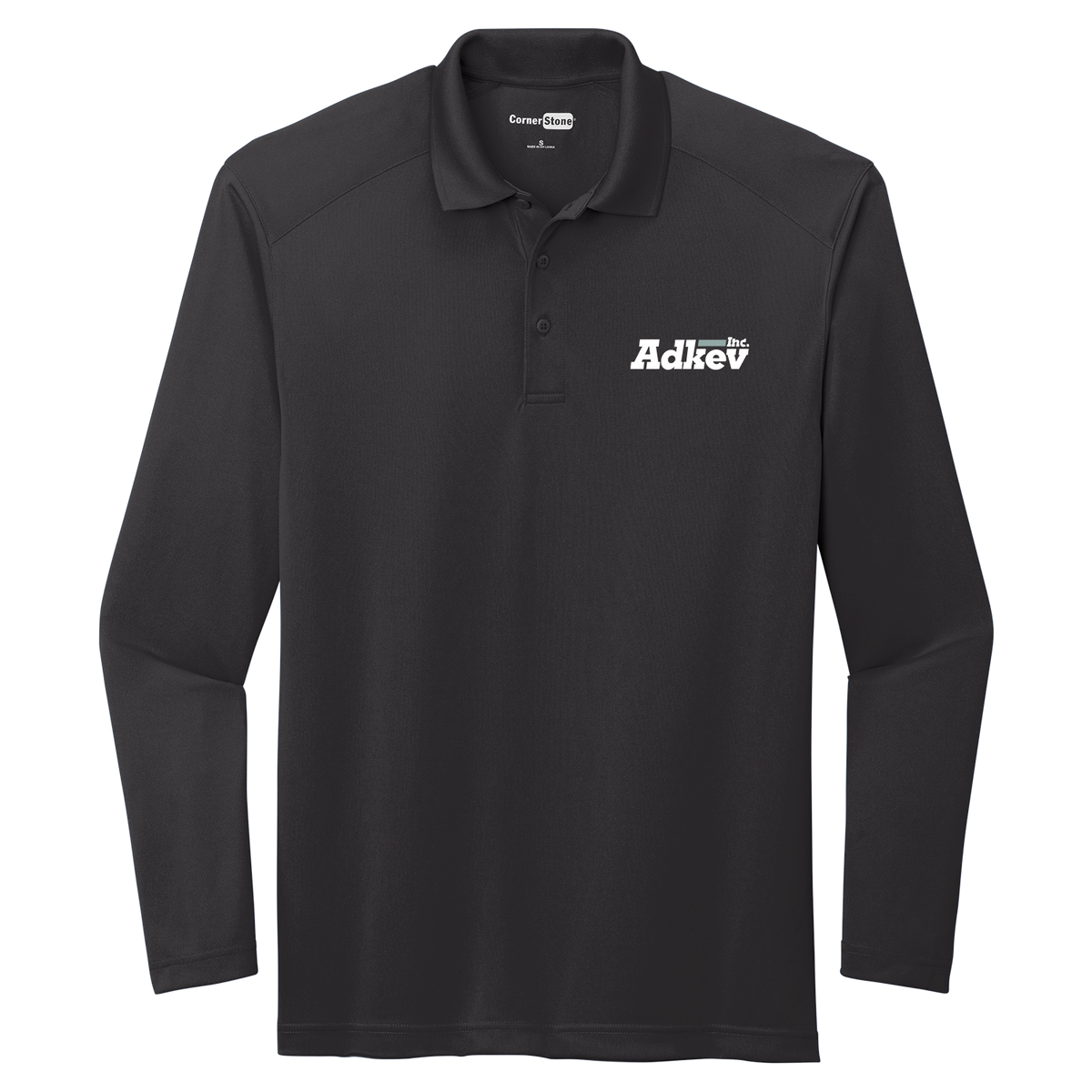 Adkev Employee CS418LS CornerStone Lightweight Long Sleeve Polo