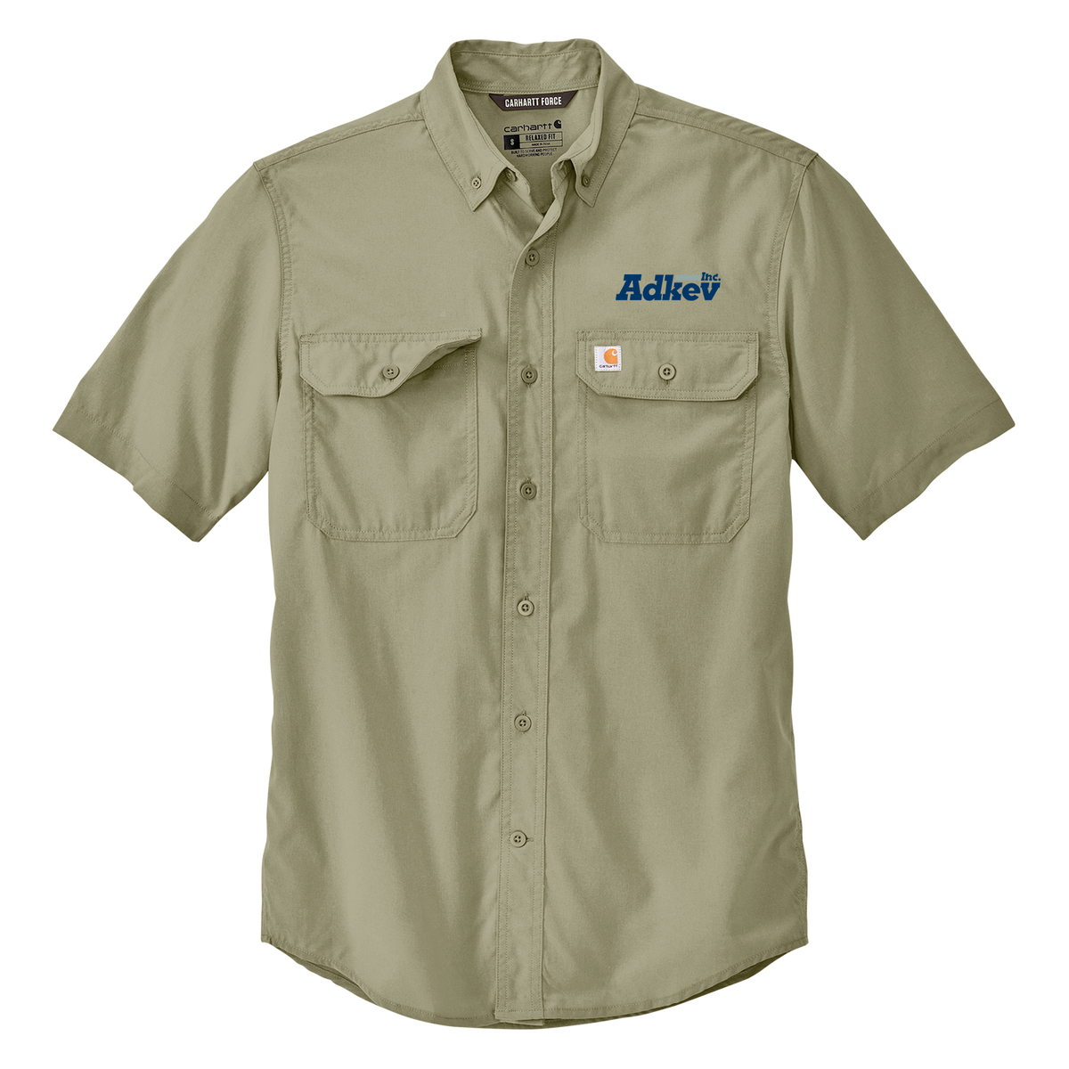 Adkev Employee CT105292 Carhartt Solid Short Sleeve Shirt