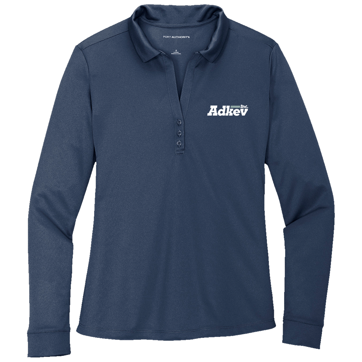 Adkev Employee L540LS Port Authority Women's Long Sleeve Polo