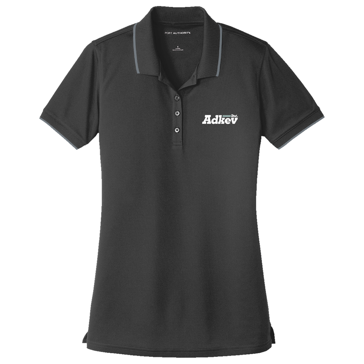 Adkev LK111 Port Authority Women's UV Micro-Mesh Tipped Polo