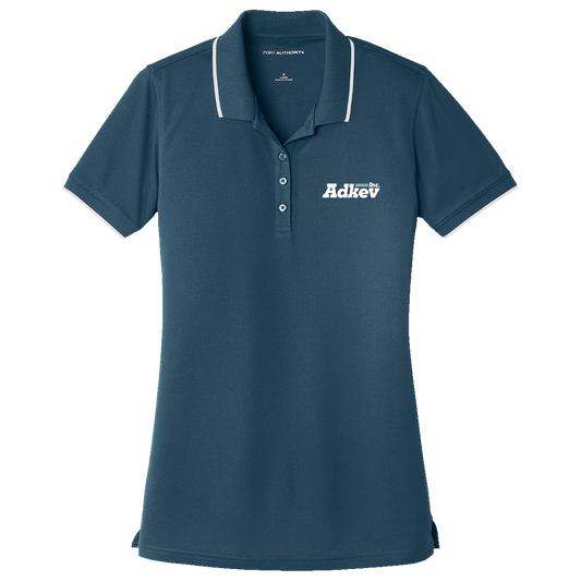 Adkev LK111 Port Authority Women's UV Micro-Mesh Tipped Polo