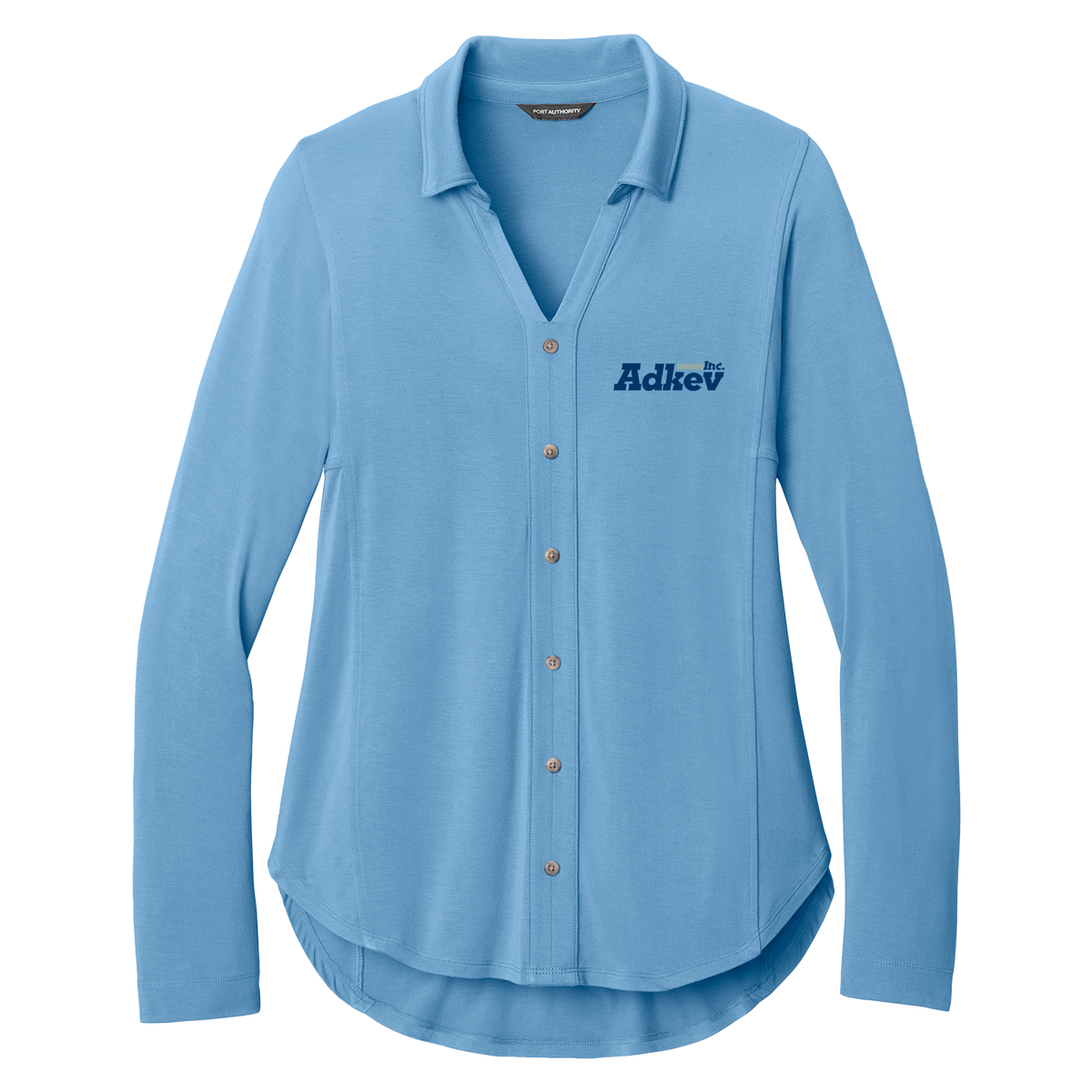 Adkev Employee LK5602 Port Authority Women’s Luxe Knit Button Tunic