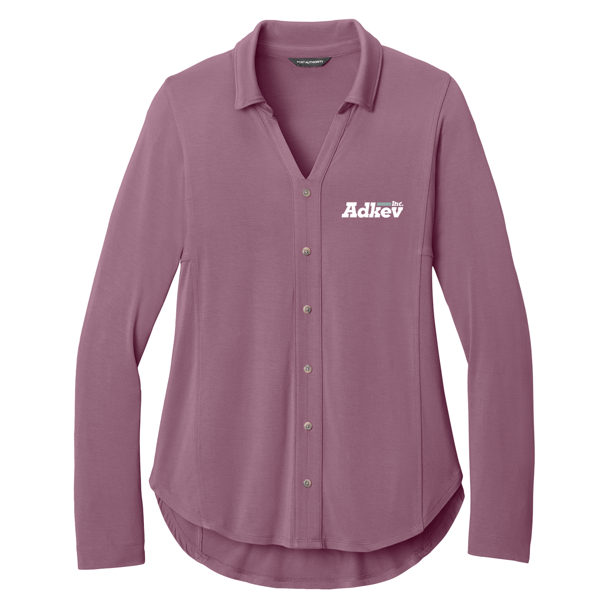 Adkev LK5602 Port Authority Women’s Luxe Knit Button Tunic