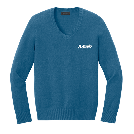 Adkev Employee LSW2850 Port Authority Women's V-Neck Sweater