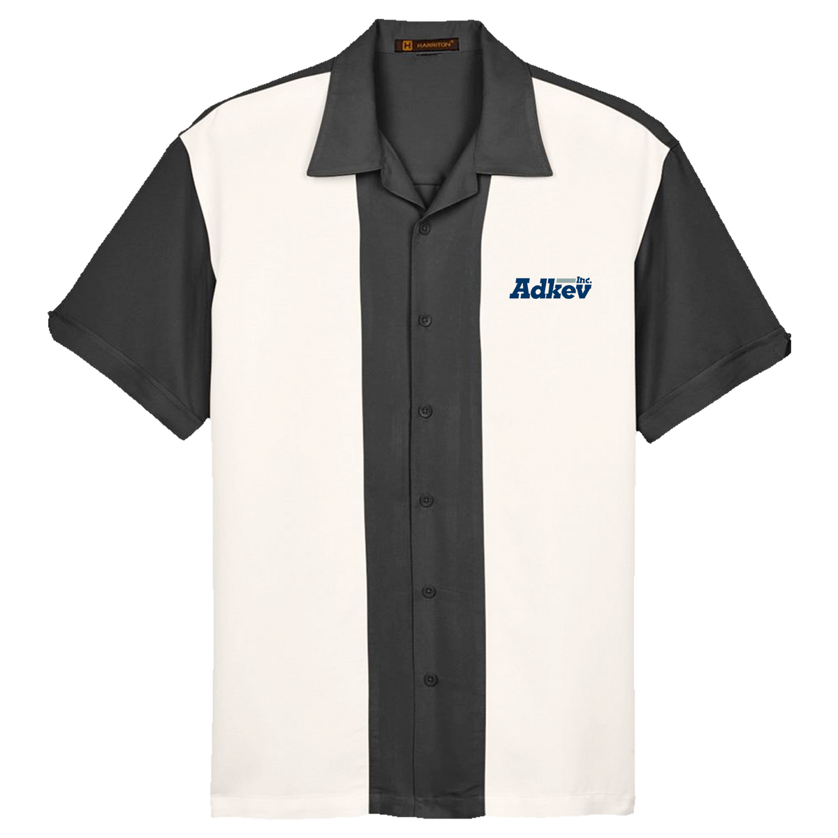 Adkev M575 Men's Short Sleeve Two-Tone Camp  Shirt