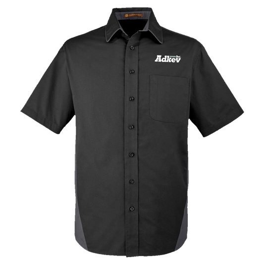 Adkev M586 Men's Color Block Short Sleeve Shirt
