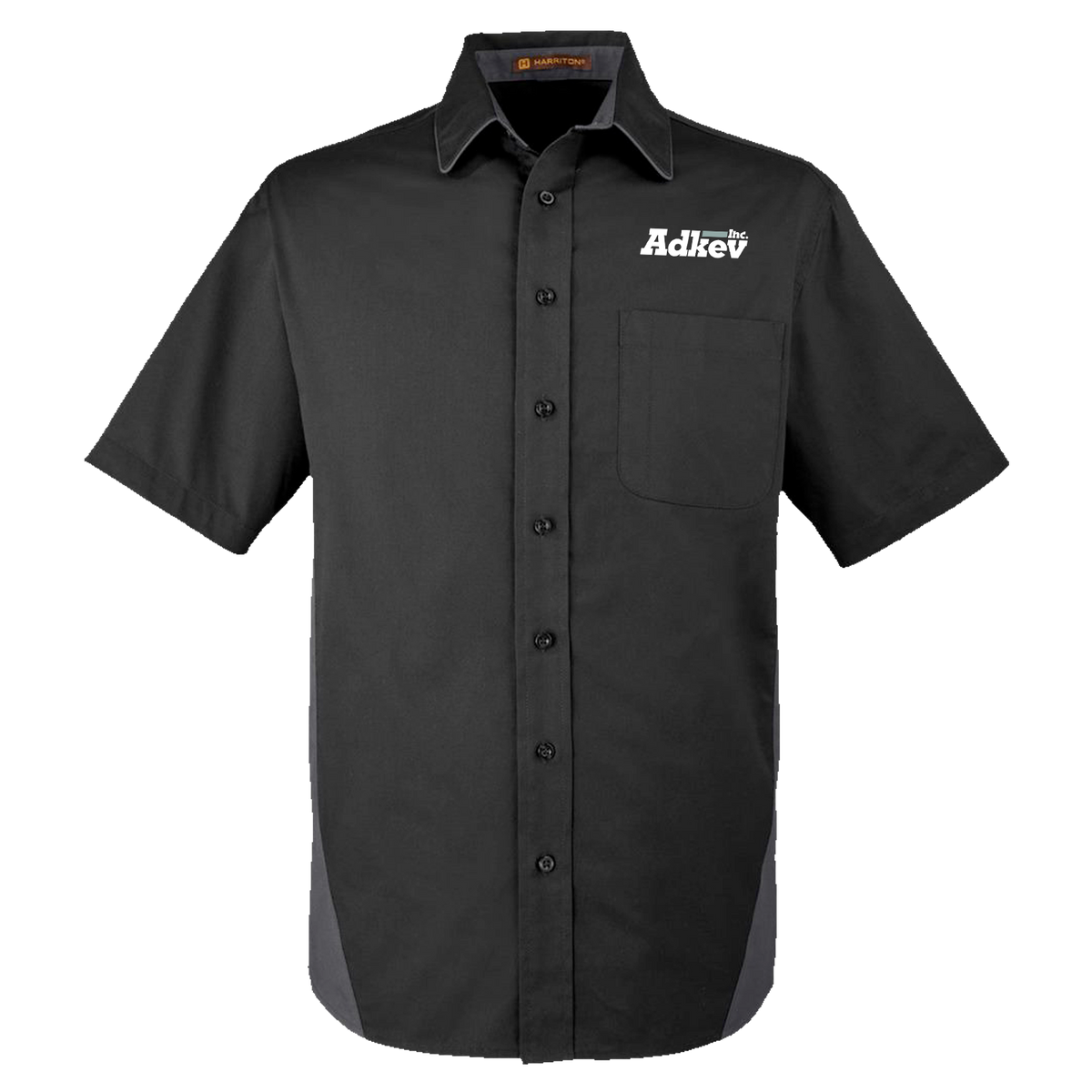 Adkev Employee M586 Men's Color Block Short Sleeve Shirt