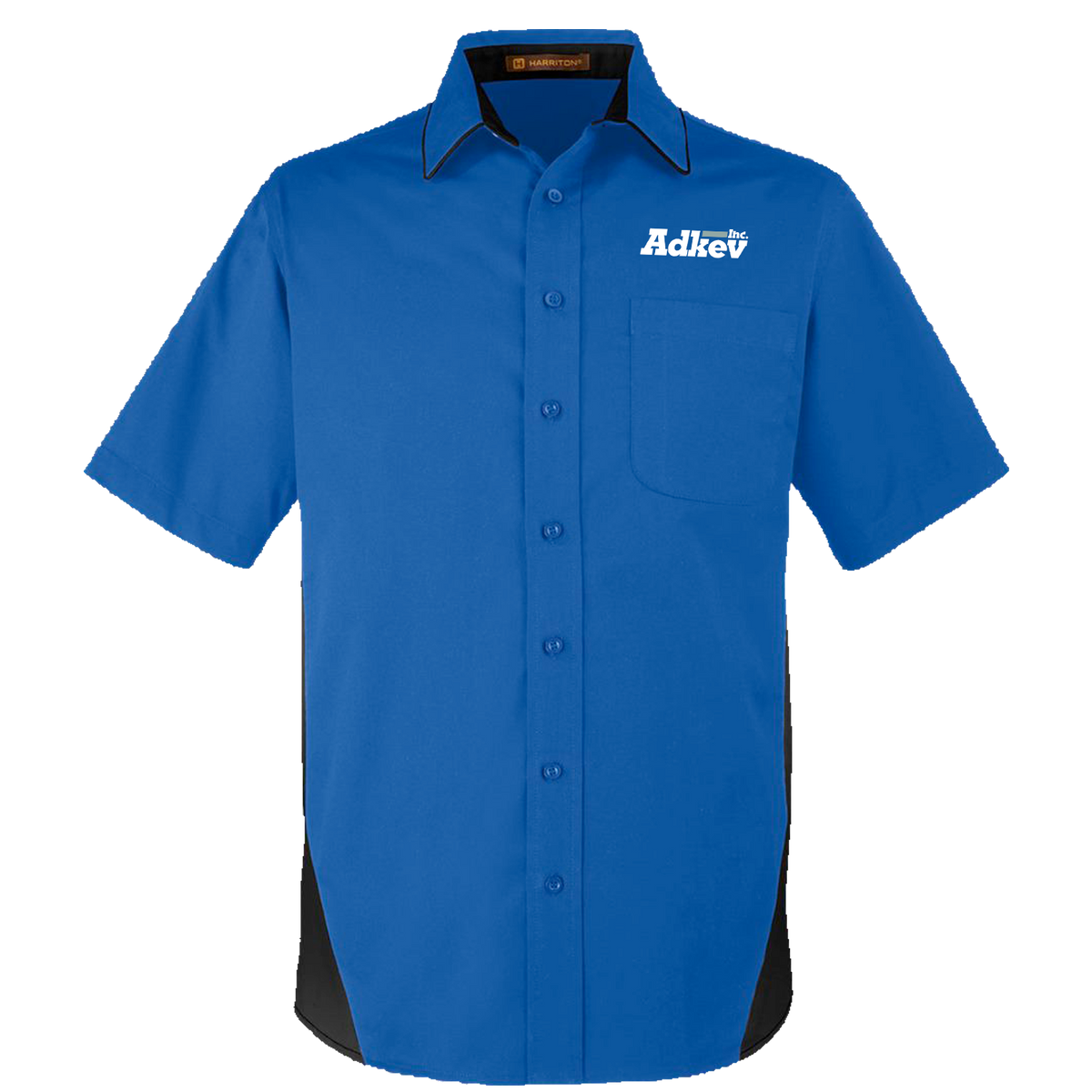 Adkev M586 Men's Color Block Short Sleeve Shirt