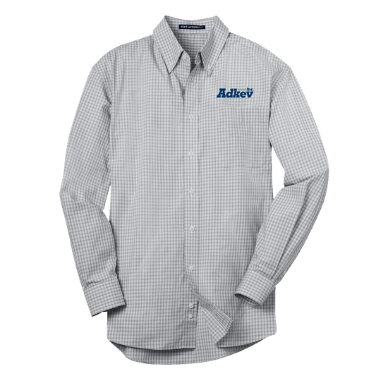Adkev Employee S639 Port Authority Plaid Pattern Easy Care Shirt