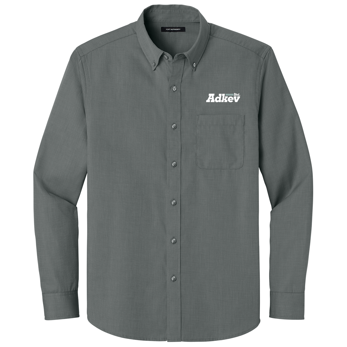 Adkev W816 Port Authority Long Sleeve Nailhead Easy Care Shirt