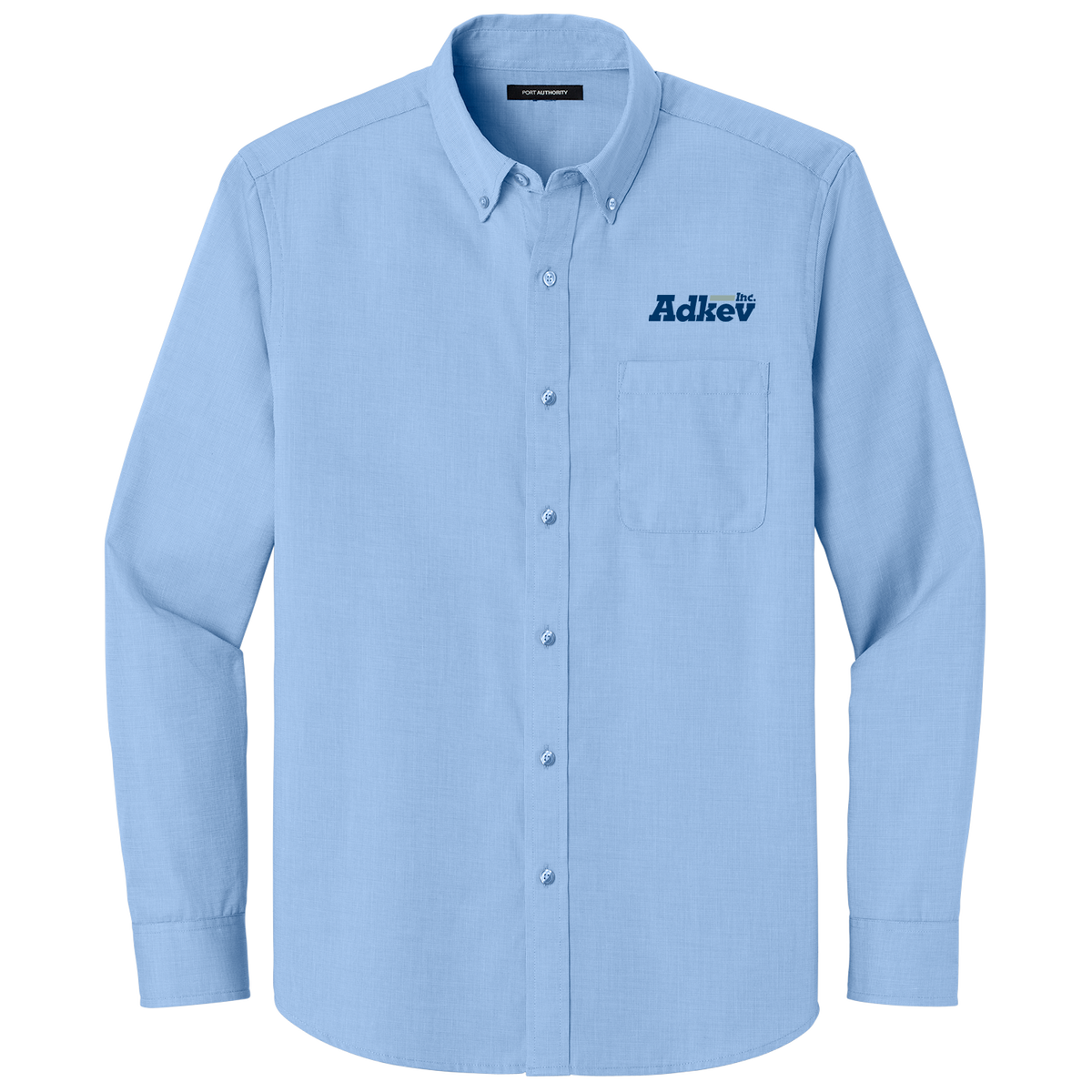 Adkev Employee W816 Port Authority Long Sleeve Nailhead Easy Care Shirt