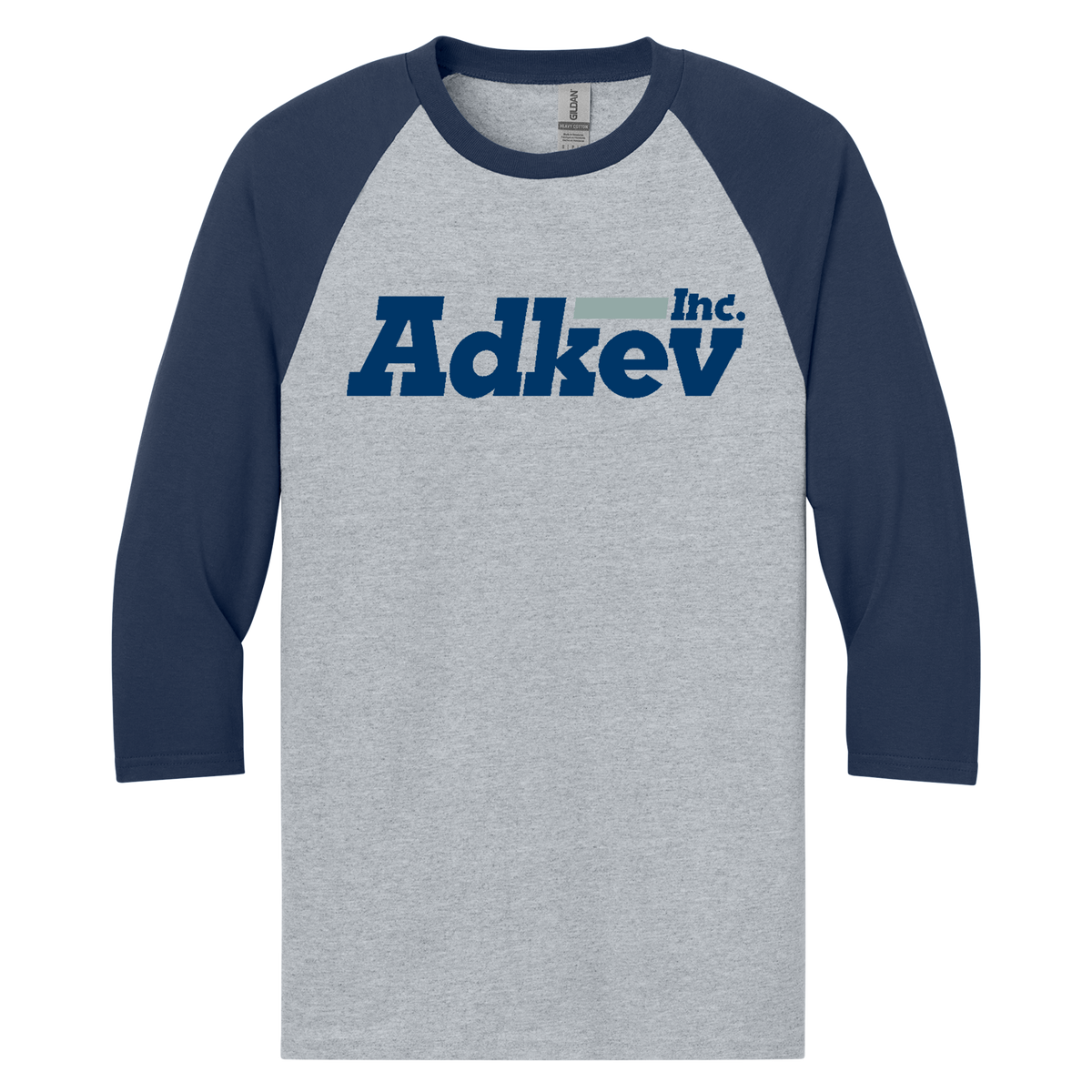Adkev 5700 Gildan 3/4 Sleeve Raglan Tee