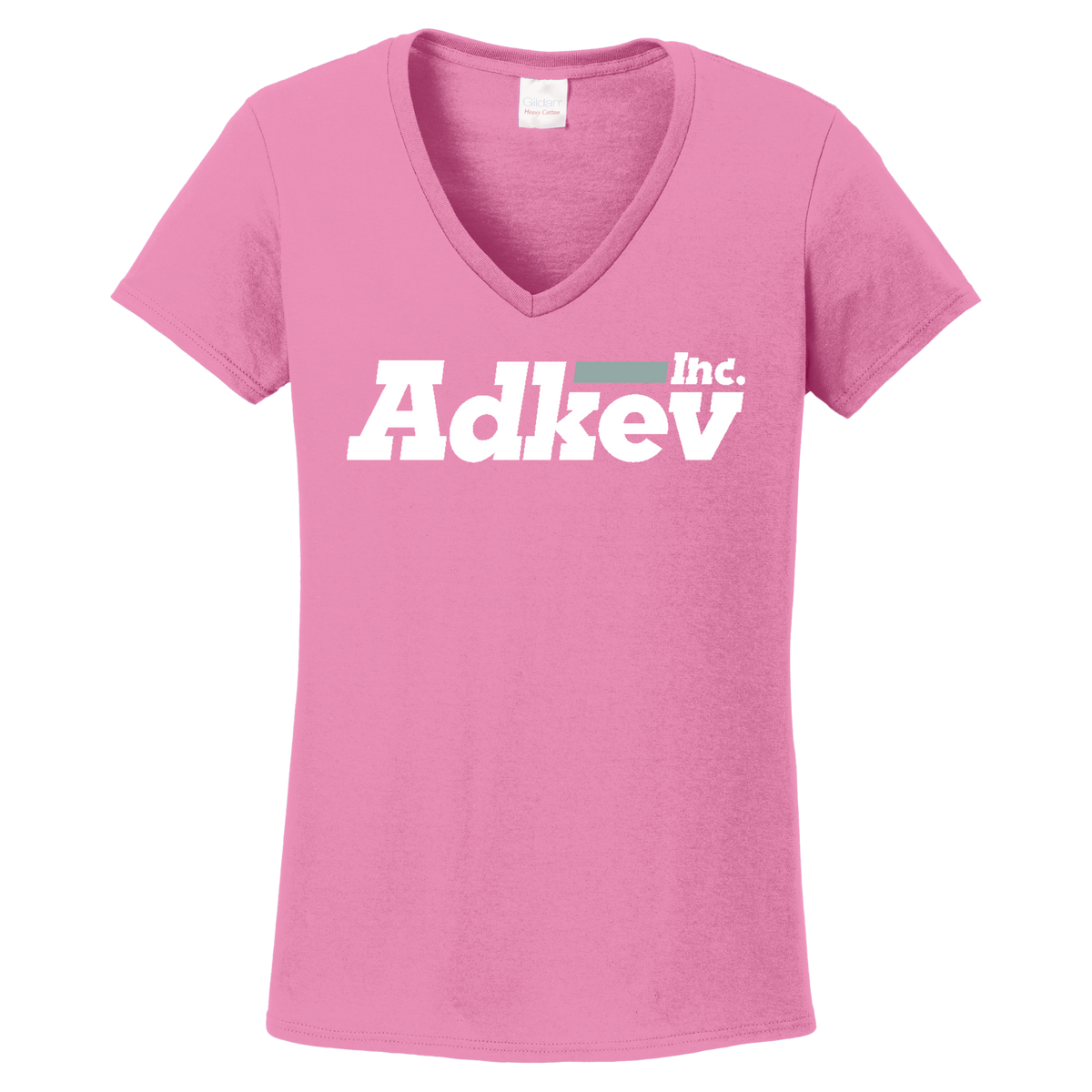 Adkev 5V00L Gildan Women's V-Neck T-Shirt