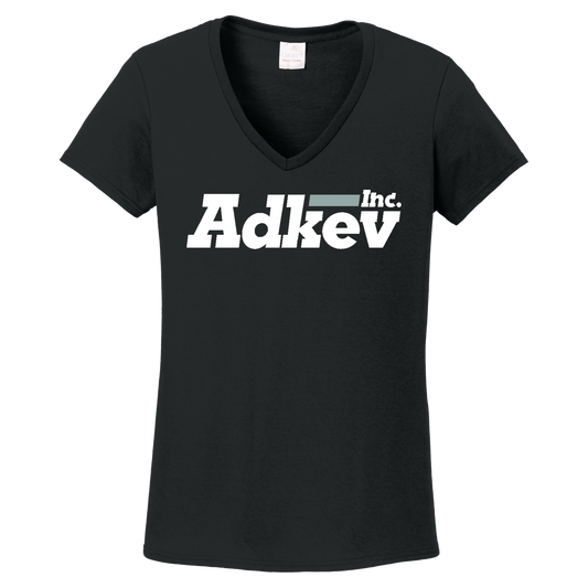 Adkev 5V00L Gildan Women's V-Neck T-Shirt
