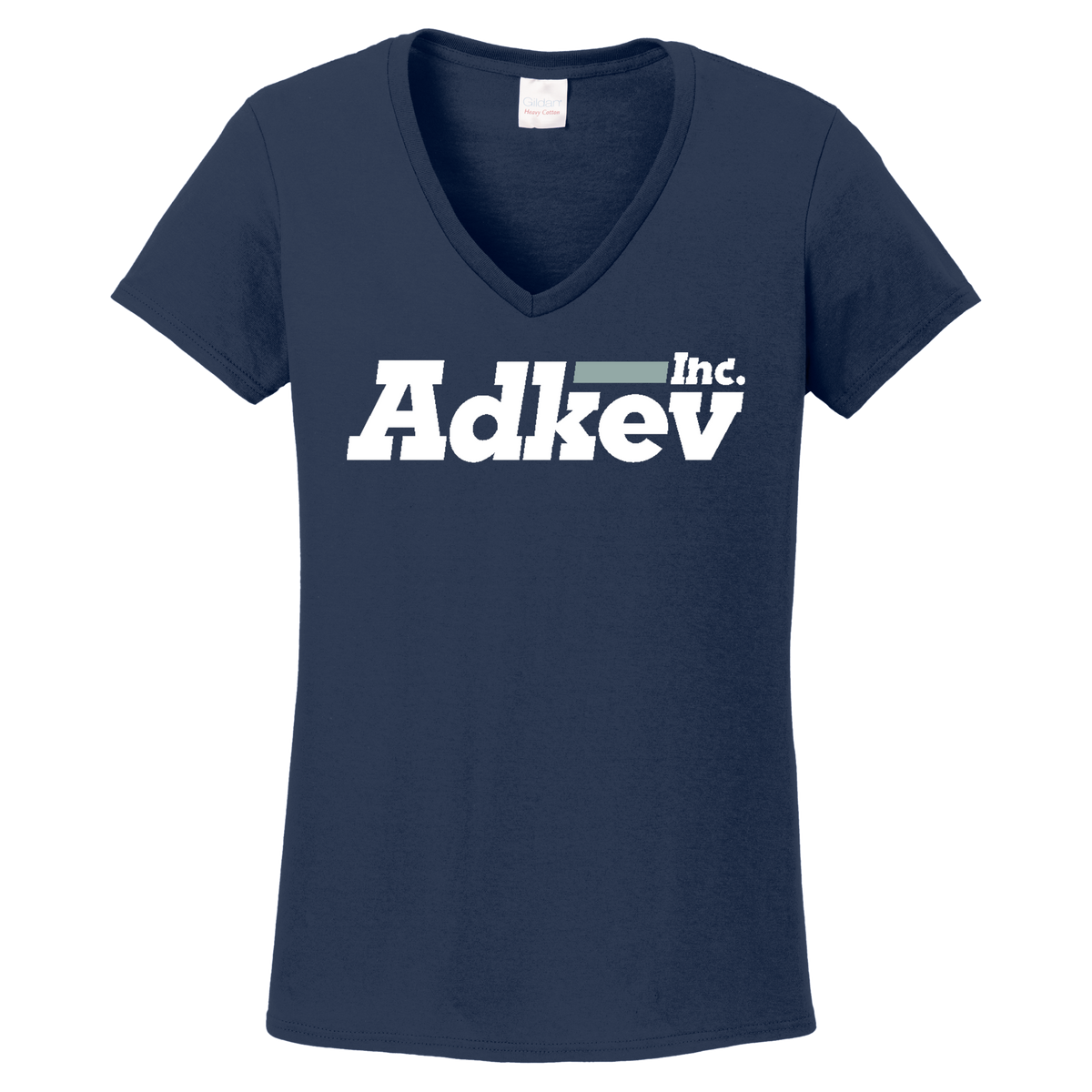 Adkev 5V00L Gildan Women's V-Neck T-Shirt