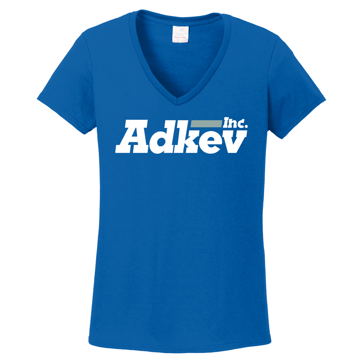 Adkev 5V00L Gildan Women's V-Neck T-Shirt