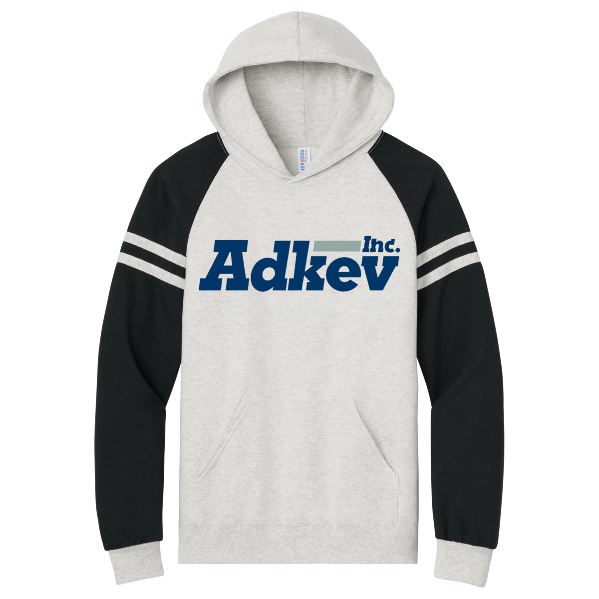 Adkev Employee 97C Jerzees Varsity Colorblock Hooded Sweatshirt