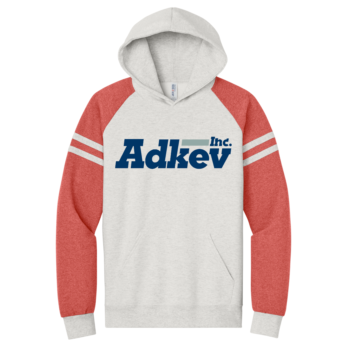 Adkev 97C Jerzees Varsity Colorblock Hooded Sweatshirt