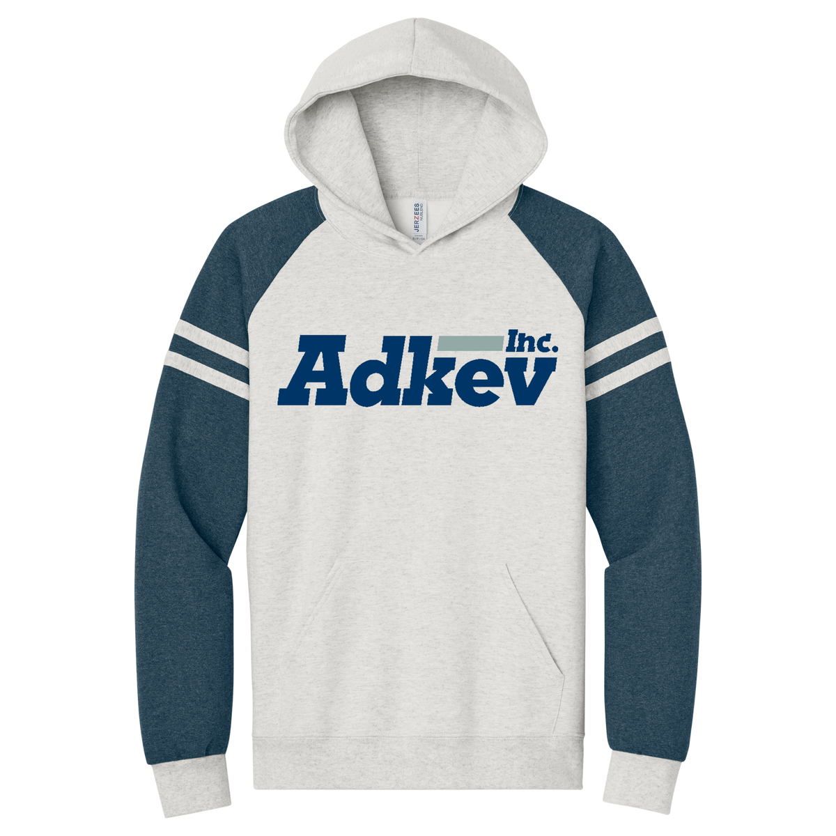 Adkev Employee 97C Jerzees Varsity Colorblock Hooded Sweatshirt