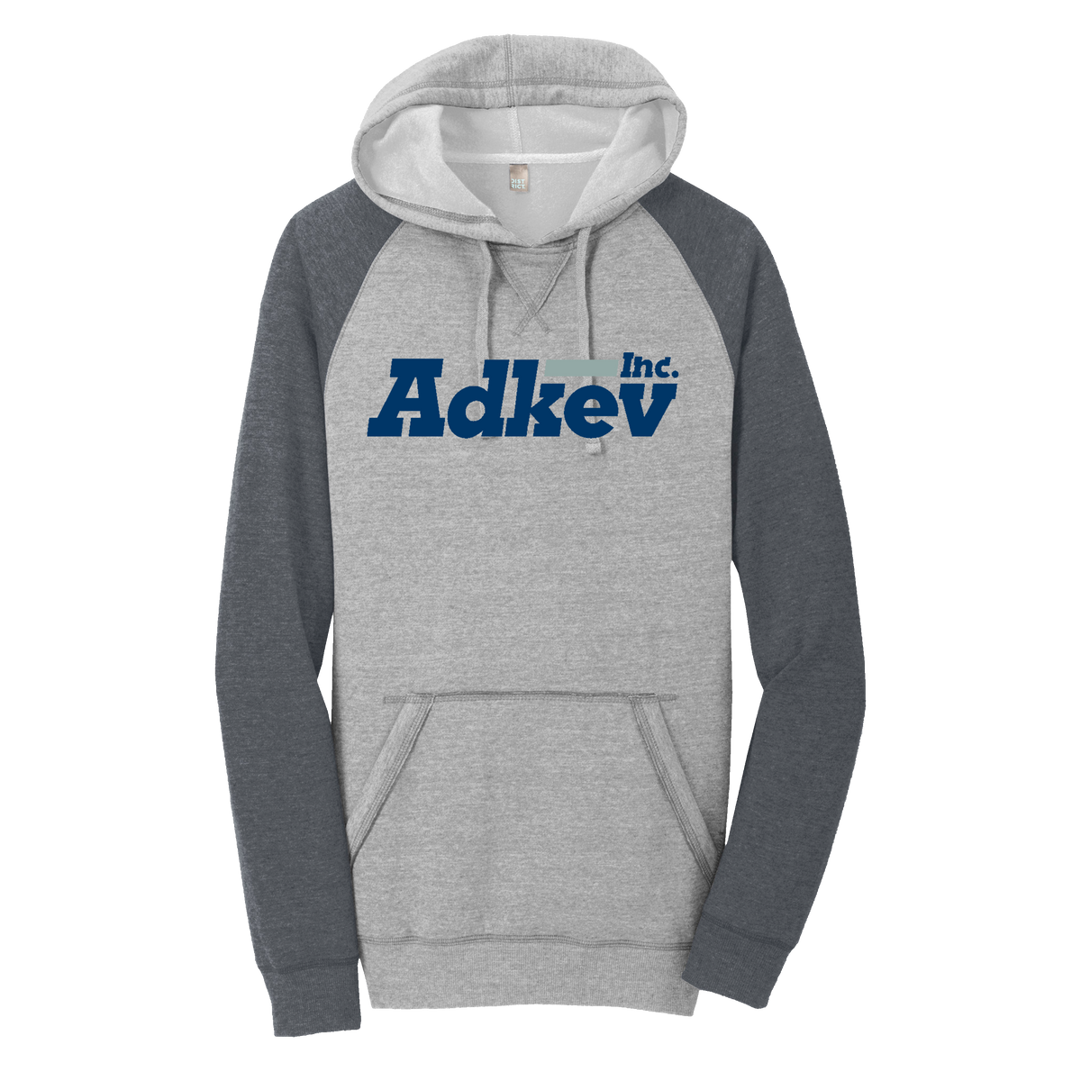 Adkev Employee DT196 District Lightweight Fleece Raglan Hoodie