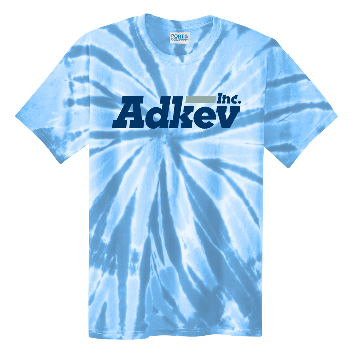 Adkev Employee PC147 Port and Co Tie-Dye Short Sleeve Tee