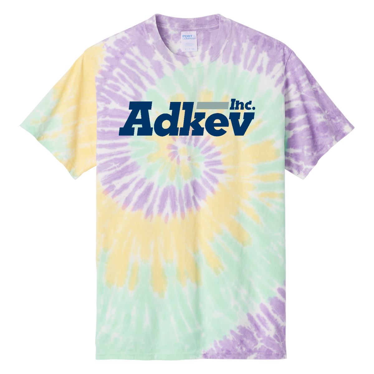Adkev Employee PC147 Port and Co Tie-Dye Short Sleeve Tee