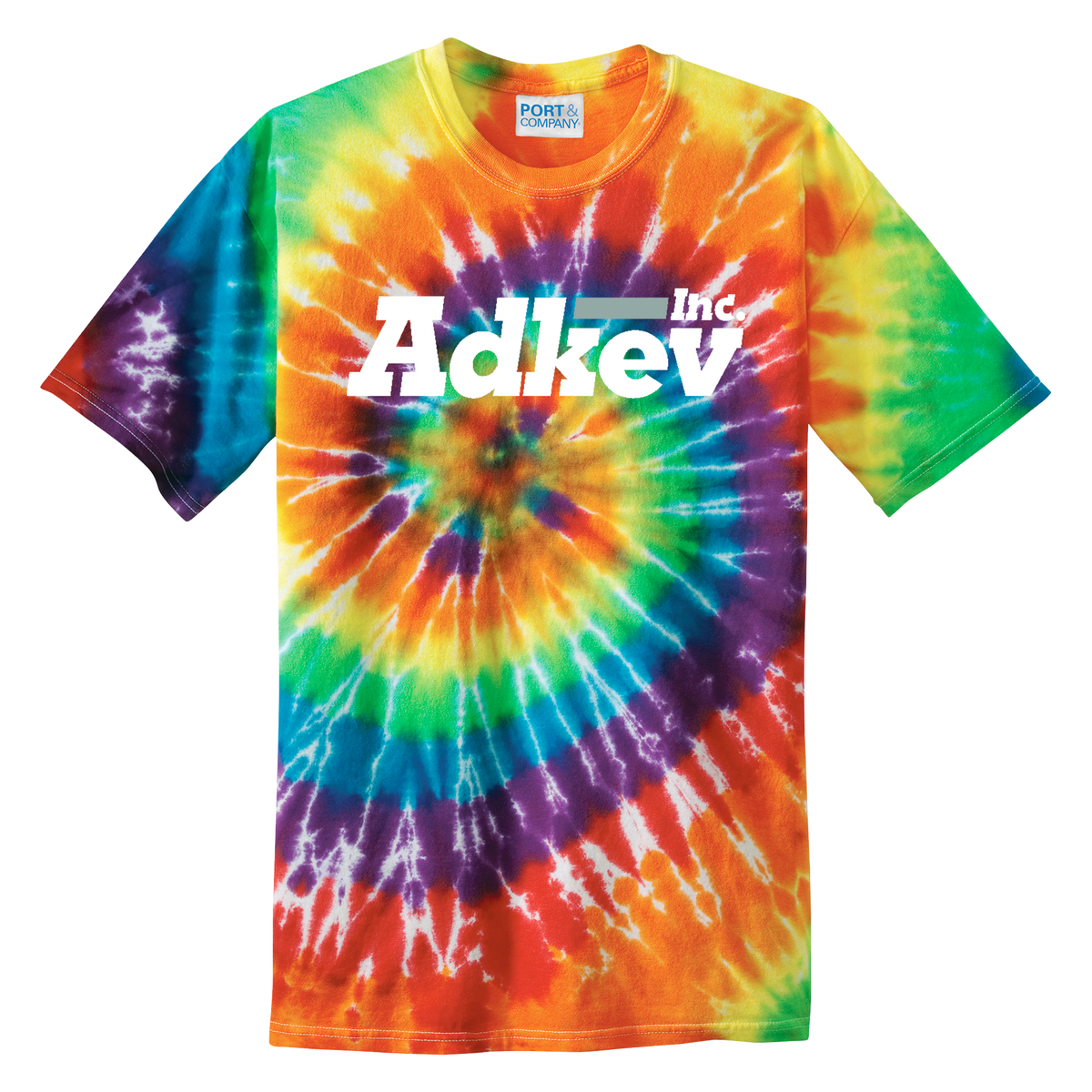 Adkev PC147 Port and Co Tie-Dye Short Sleeve Tee