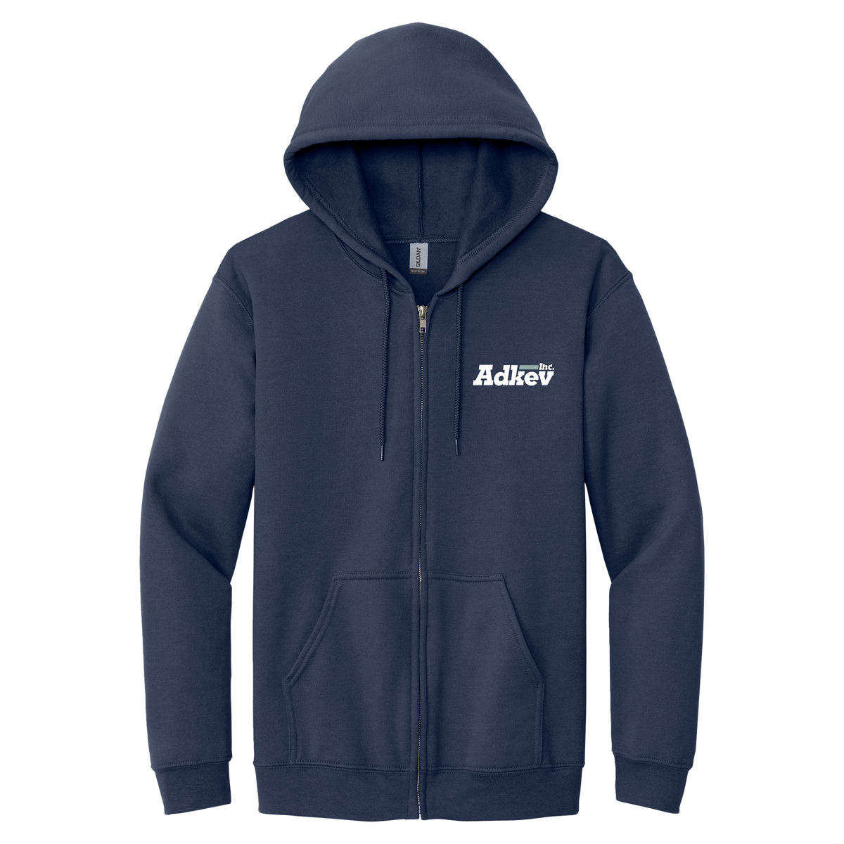 Adkev 18600 Gildan Full Zip Hoodie