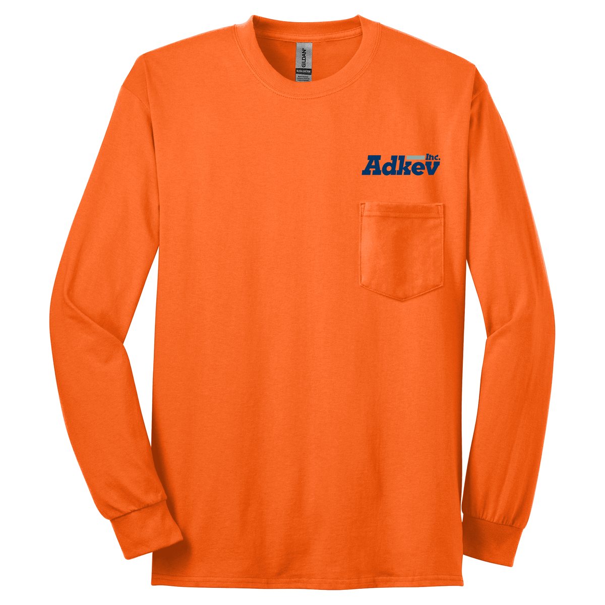 Adkev Employee 2410 Gildan Long Sleeve Pocket Tee