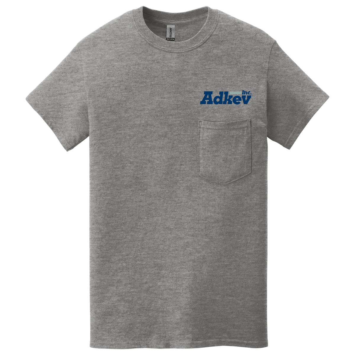 Adkev 5300 Gildan Pocket Short Sleeve Tee