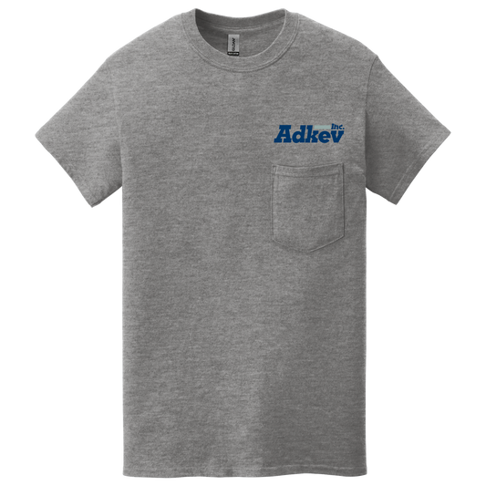 Adkev 5300 Gildan Pocket Short Sleeve Tee