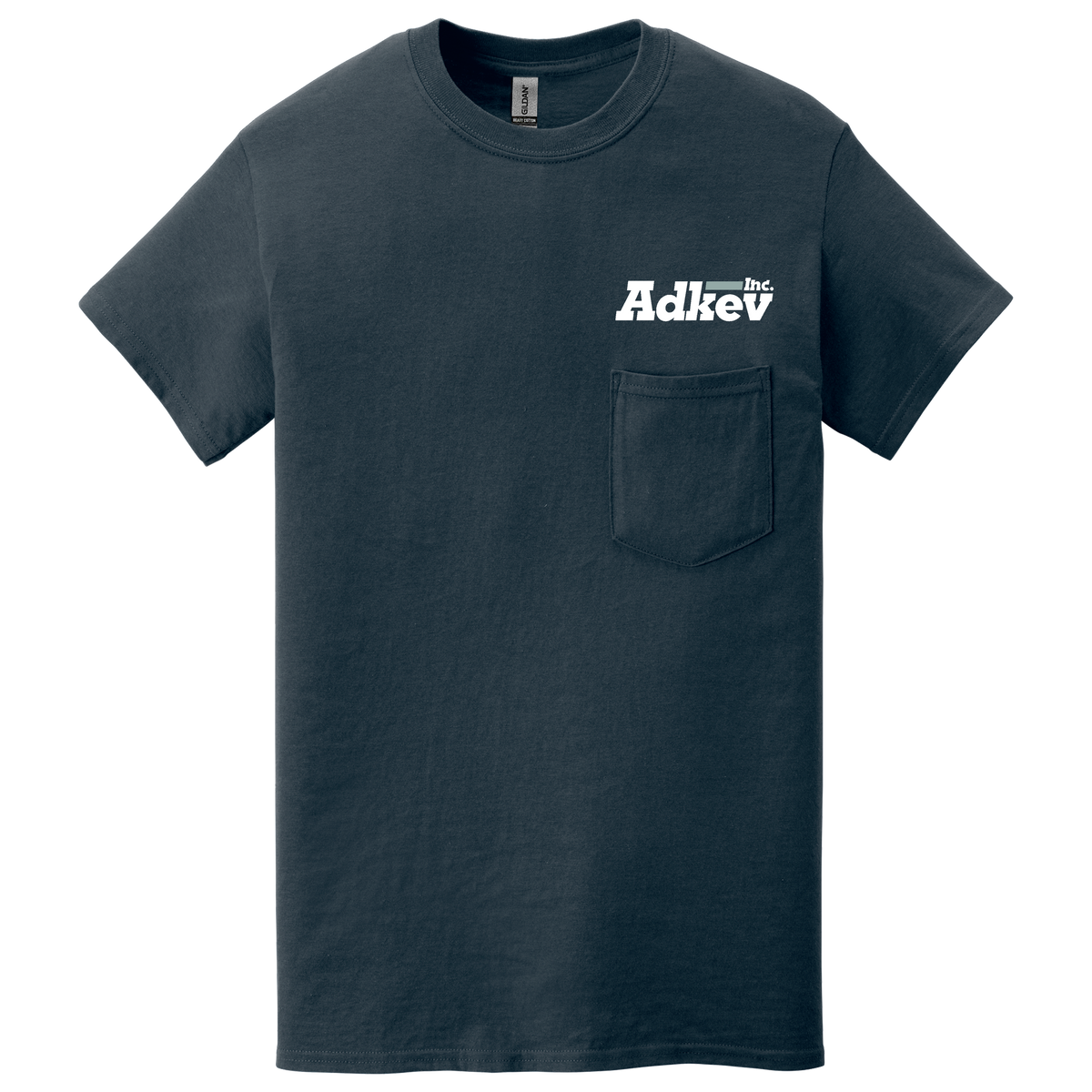 Adkev 5300 Gildan Pocket Short Sleeve Tee
