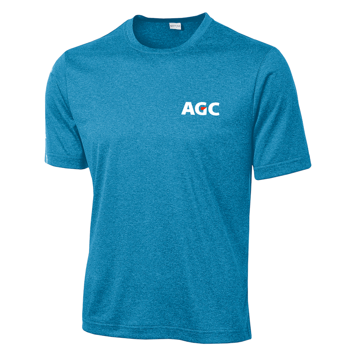 AGC ST360 Dry Fit Heathered Short Sleeve Tee