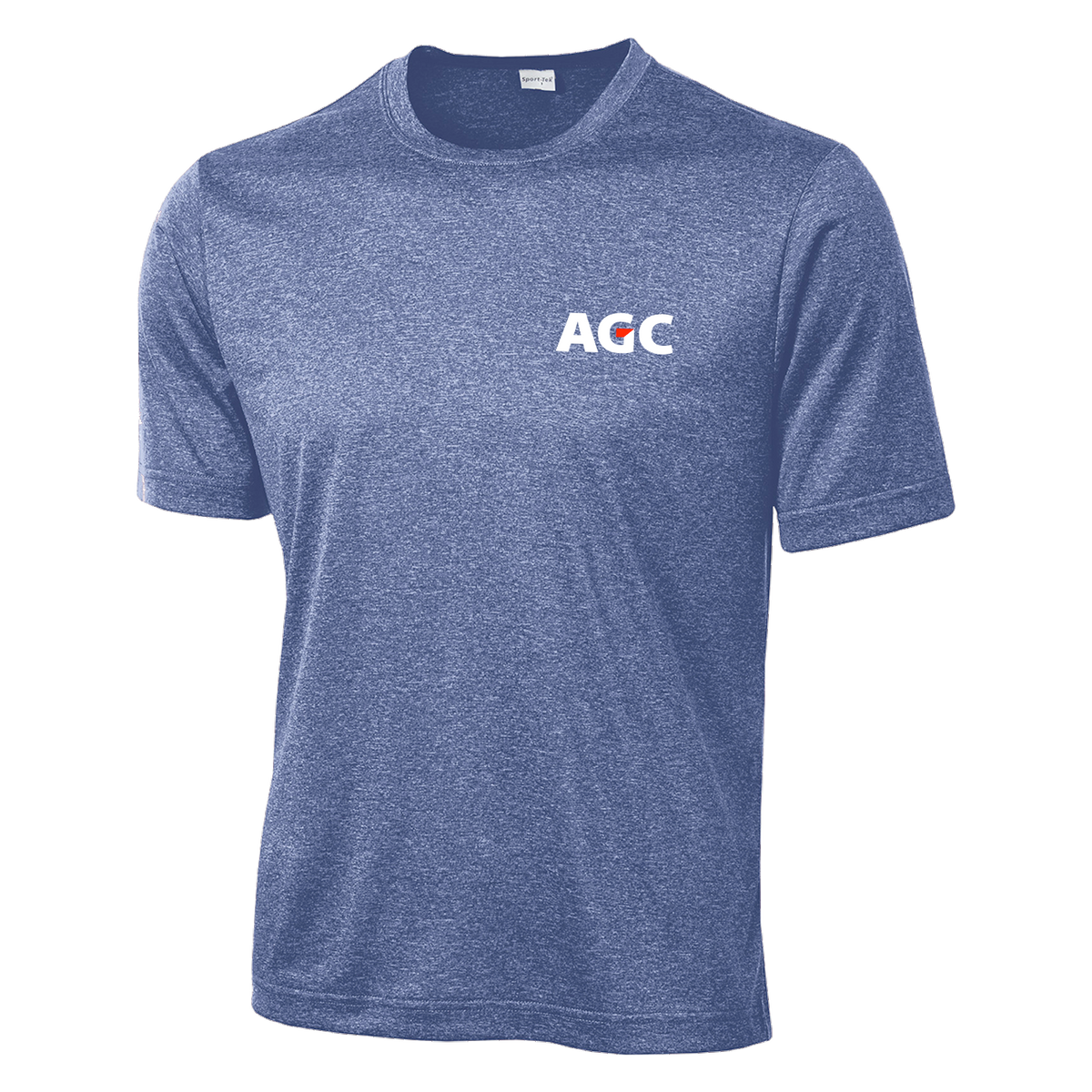 AGC ST360 Dry Fit Heathered Short Sleeve Tee